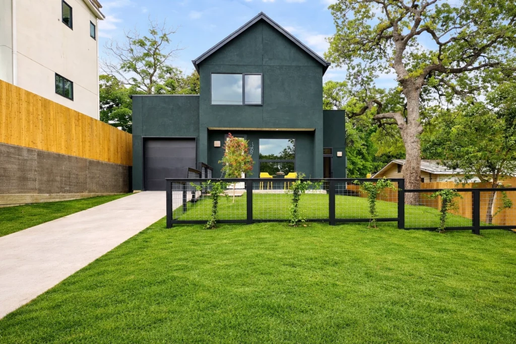 Contemporary custom home construction project in Austin, Texas
