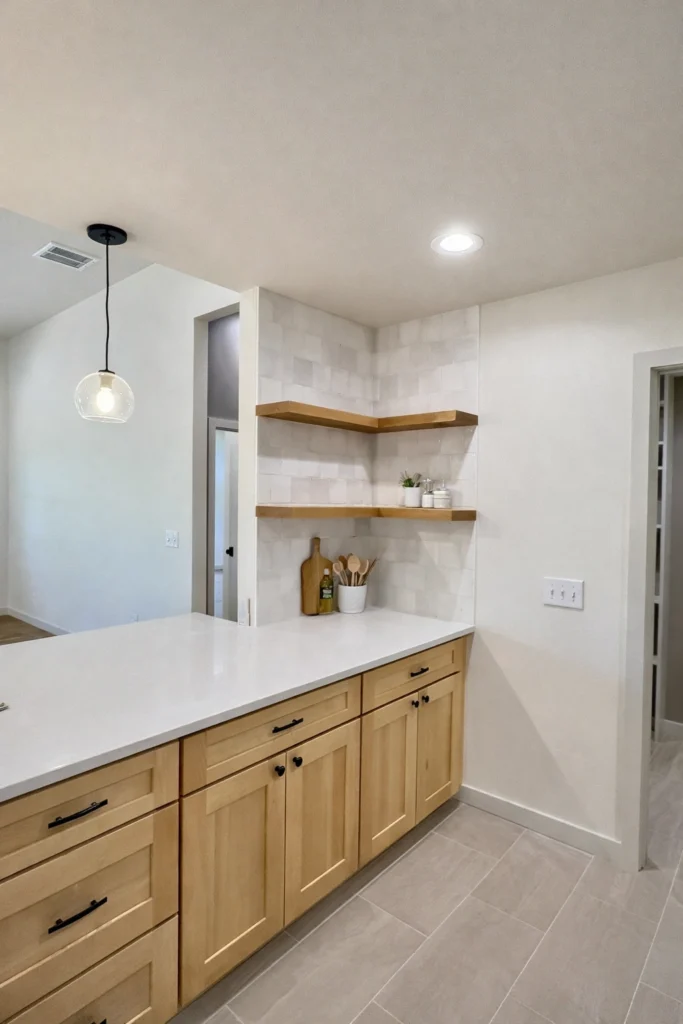 Minimalistic kitchen remodel completed in Central Austin