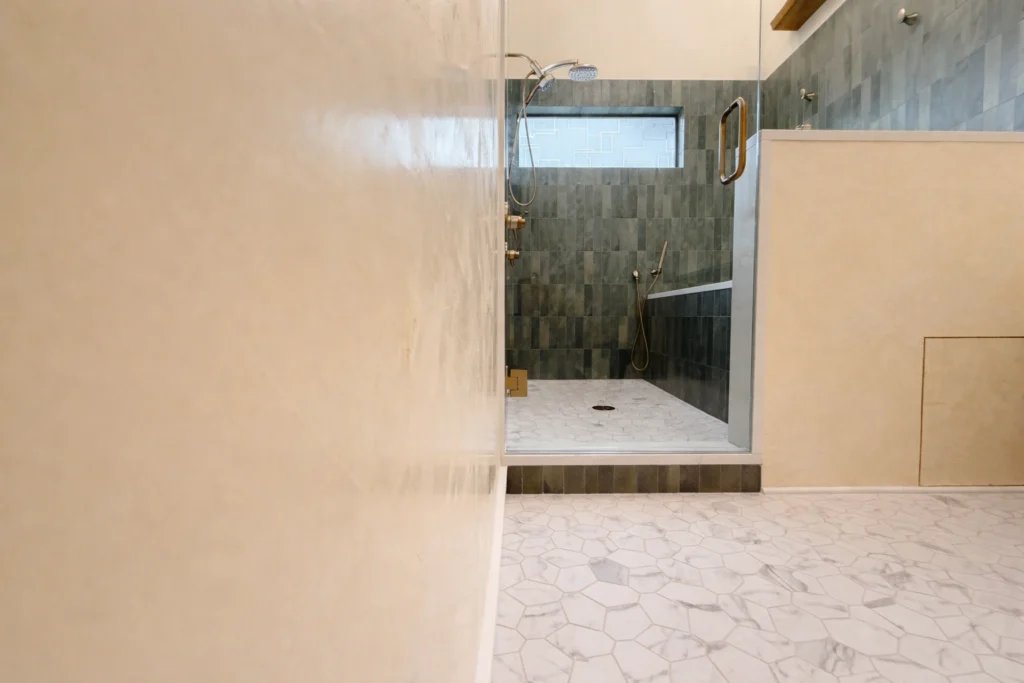 Modern bathroom remodeling project in Austin Texas