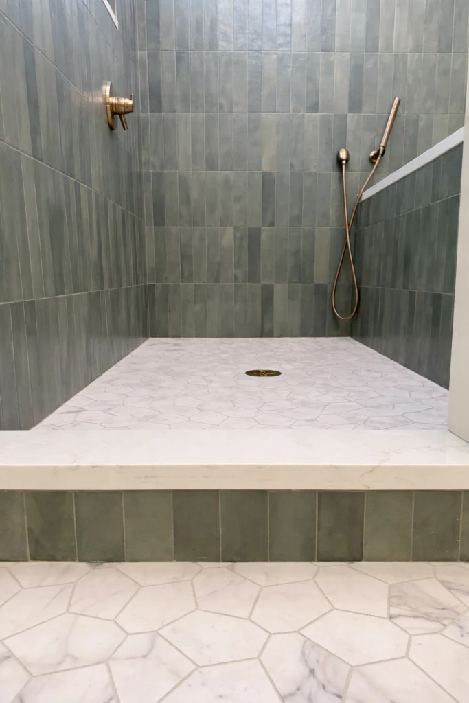walk-in shower